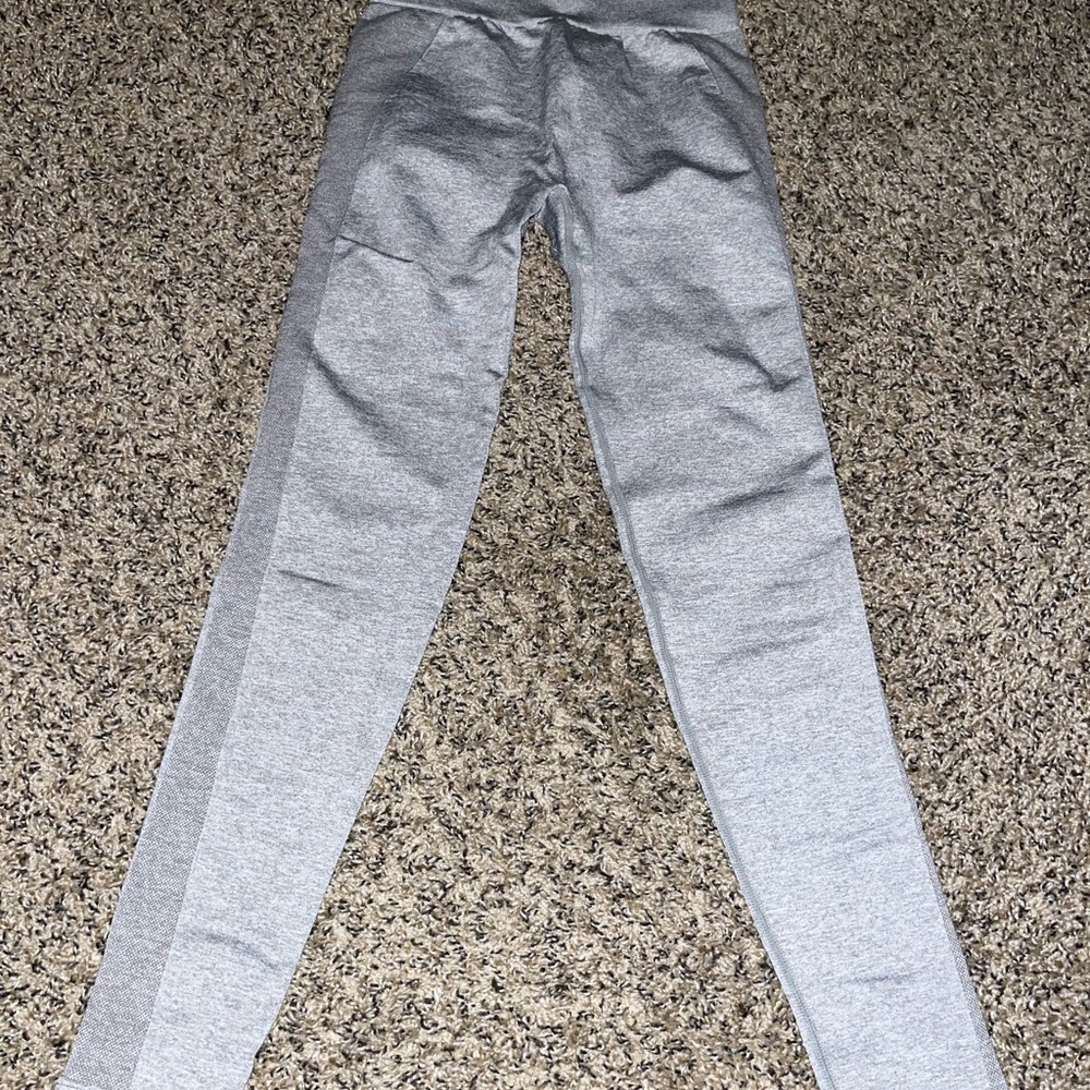 Gymshark Gray Leggings Athletic Stretch Fit